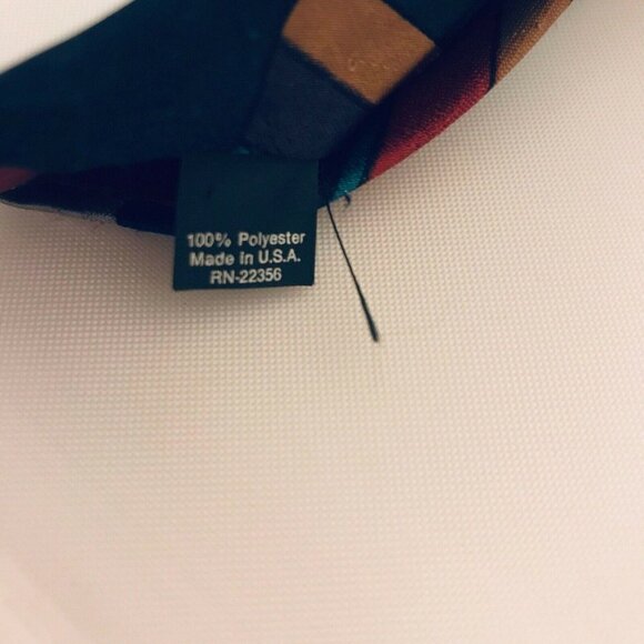 #1632 VTG KETCH Classic multi color necktie - Picture 3 of 5